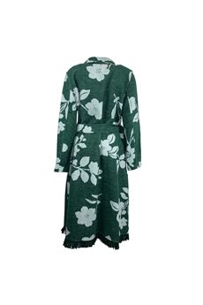 GREEN PATTERNED COAT FOR WOMEN DENNY ROSE A/I DENNY ROSE | 221DD300112